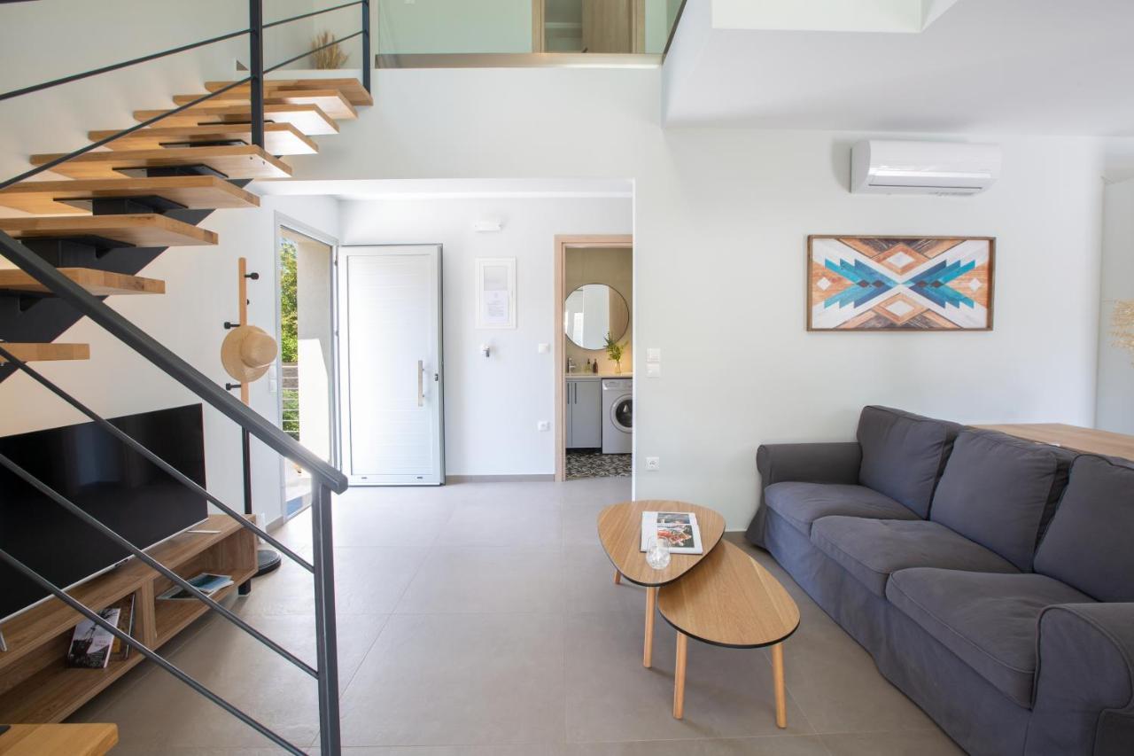 Grappolo Lefkada Villas - Vilana Ideal For Families And Small Groups Apolpaina エクステリア 写真
