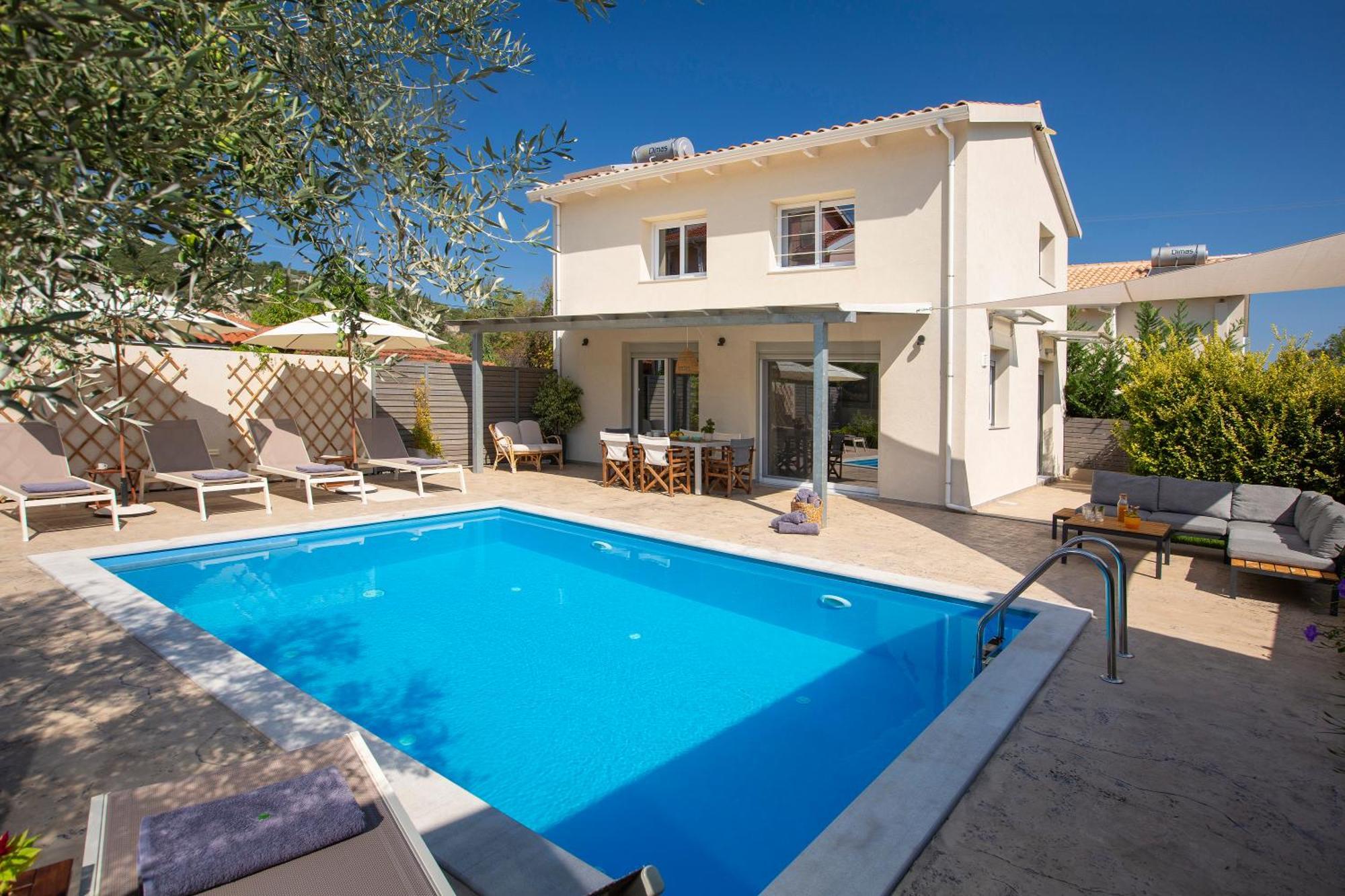 Grappolo Lefkada Villas - Vilana Ideal For Families And Small Groups Apolpaina エクステリア 写真